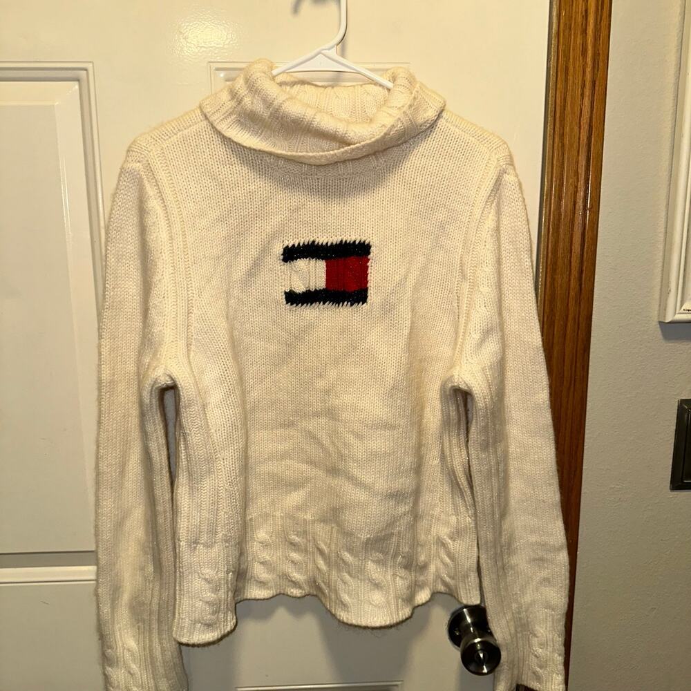 vintage tommy hilfiger turtle neck sweater sz xl